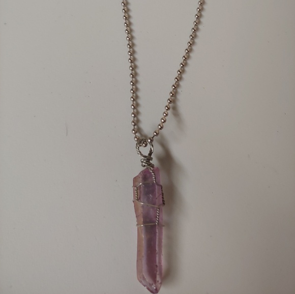 3 for$20 Pink Aura Quartz Crystal - Picture 3 of 3